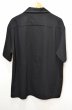 画像2: 70's Kennington S/S オープンカラーシャツ “黒ピン” (2)