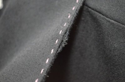 画像1: 70's Kennington S/S オープンカラーシャツ “黒ピン”