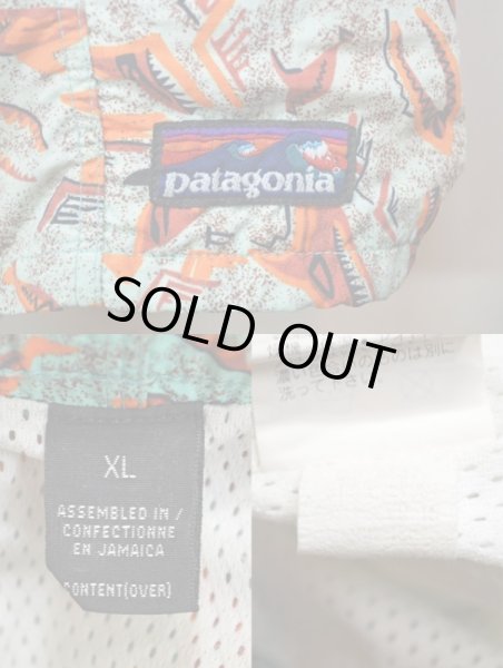 画像3: 90's Patagonia シャーク柄リバーショーツ “波タグ” (3)