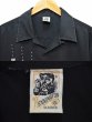 画像3: 70's Kennington S/S オープンカラーシャツ “黒ピン” (3)