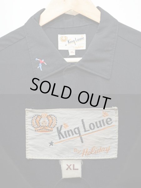 画像3: 60's King Louie S/S ボーリングシャツ “BLACK” (3)