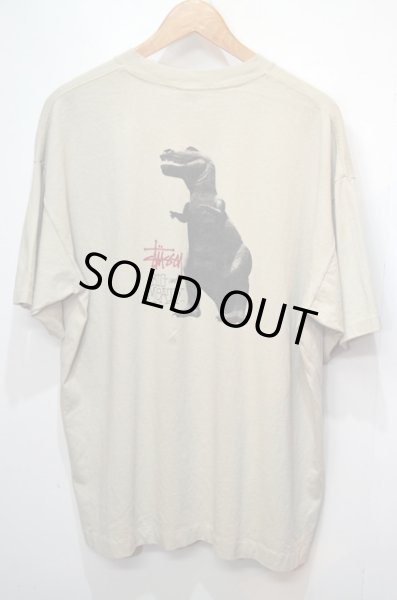 画像1: 90's STUSSY フォトプリントTシャツ “T-REX” (1)