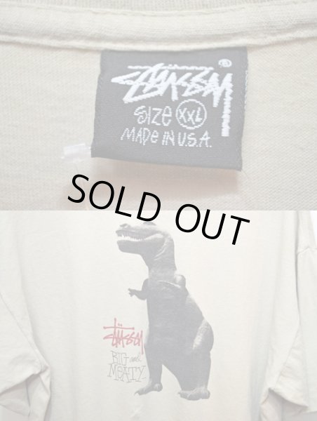 画像3: 90's STUSSY フォトプリントTシャツ “T-REX” (3)