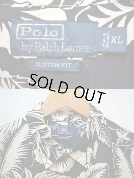 画像3: Polo Ralph Lauren S/S コットンハワイアンシャツ “BLACK” (3)
