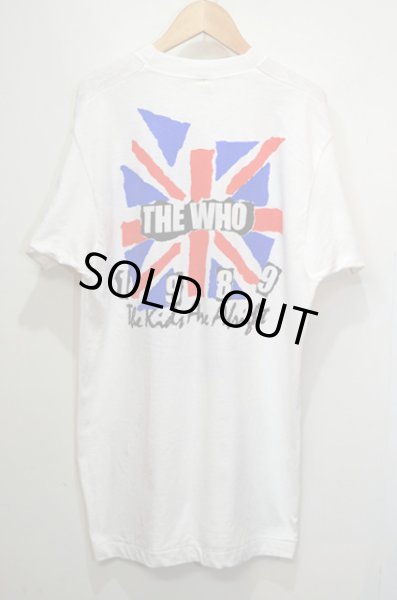 80's THE WHO 1989 TOUR Tシャツ 80's THE WHO 1989 TOUR Tシャツ