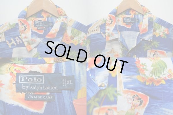 画像3: Polo Ralph Lauren ハワイアンシャツ "VINTAGE CAMP" (3)