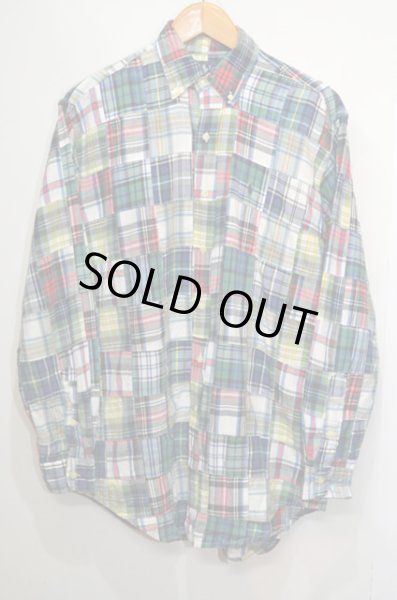 画像1: 90's Polo Ralph Lauren パッチワークシャツ (1)