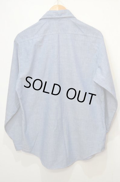 画像2: 70's BIGMAC シャンブレーシャツ "NO WASH" (2)