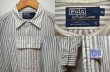 画像3: 90's Polo Ralph Lauren ストライプ柄ワークシャツ "USA製" (3)