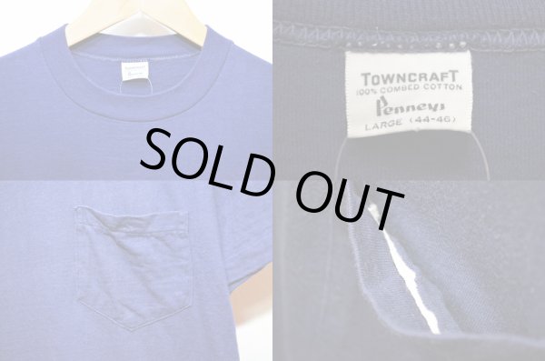 画像3: 60's TownCraft ポケット付きTシャツ “NAVY” (3)