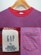 画像3: 90's GAP ボーダー柄ポケット付きTシャツ (3)