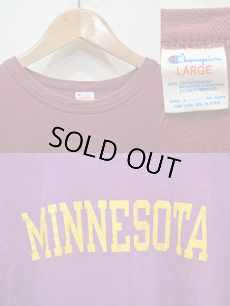 画像3: 80's Champion Tシャツ "MINNESOTA" (3)