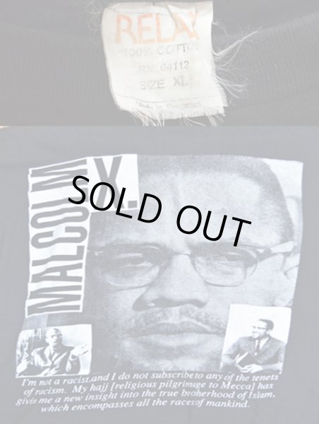 画像3: 80-90's MALCOLM X Tシャツ “パキ綿” (3)