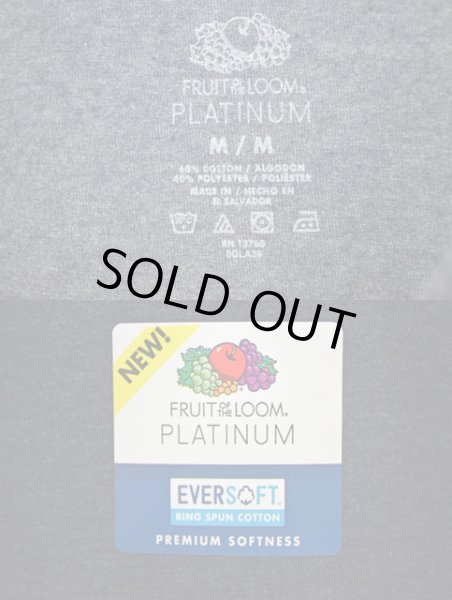 画像3: 日本未発売 Fruit of the loom ポケット付きTシャツ "Indigo Heather" (3)