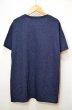 画像2: 日本未発売 Fruit of the loom ポケット付きTシャツ "Indigo Heather" (2)