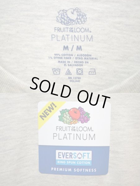 画像3: 日本未発売 Fruit of the loom ポケット付きTシャツ "Oatmeal Heather" (3)