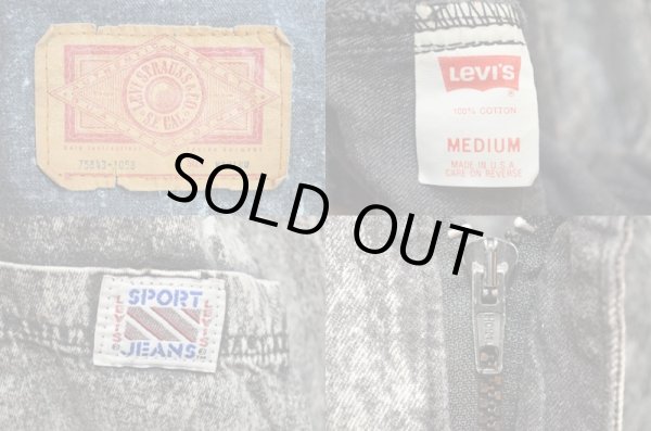 画像3: 90's Levi's ケミカルウォッシュデニムブルゾン “USA製” (3)