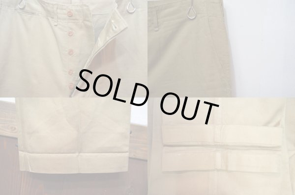 画像4: 40's USMC COTTON KHAKI TORAUSERS "DEADSTOCK" (4)
