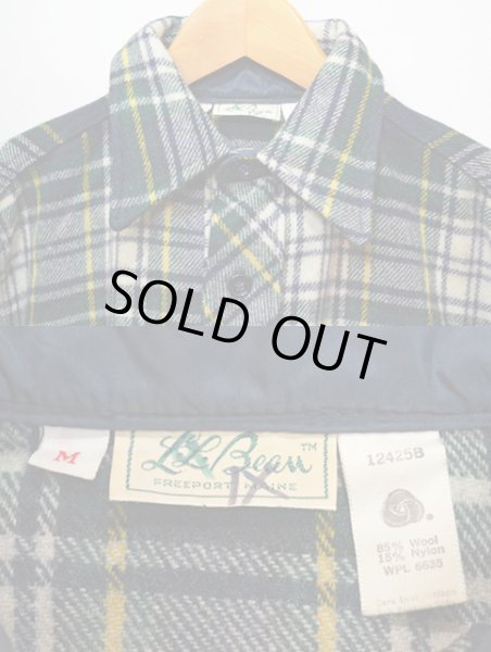 画像3: 70's L.L.BEAN プルオーバーウールシャツジャケット "筆記体タグ" (3)