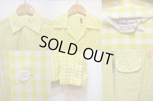 画像3: 50-60's TOWNCRAFT L/S オープンカラーシャツ (3)