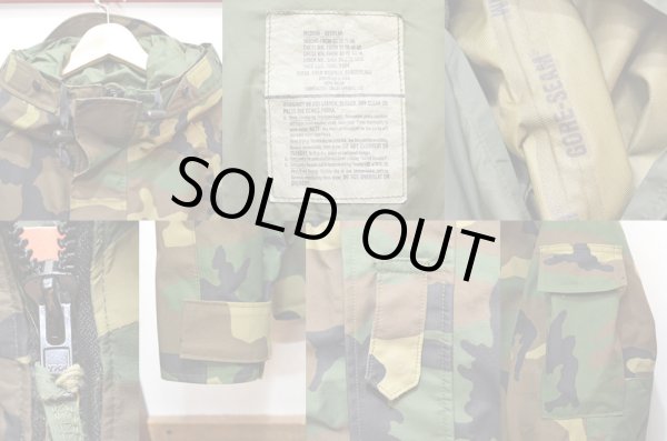 画像3: 00's US.ARMY ウッドランドカモ柄 GORE-TEX パーカー (3)