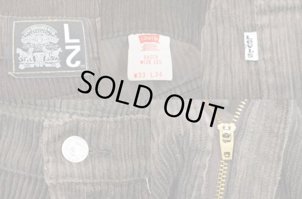 画像3: 90's Levi's L2 太畝コーデュロイパンツ (3)