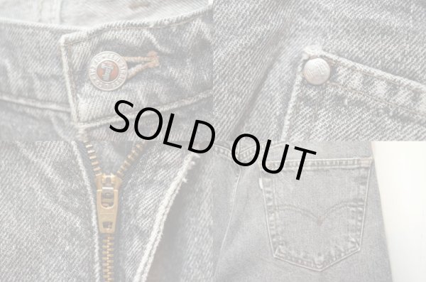 画像4: 90-00's Levi's SilverTab ブラックデニムバギーパンツ (4)