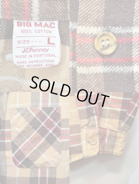 画像3: 70's BIGMAC ヘビーネルシャツ “単色タグ” (3)