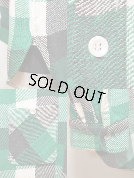 画像3: 60's unknown マチ付きヘビーネルシャツ “AS/IS” (3)