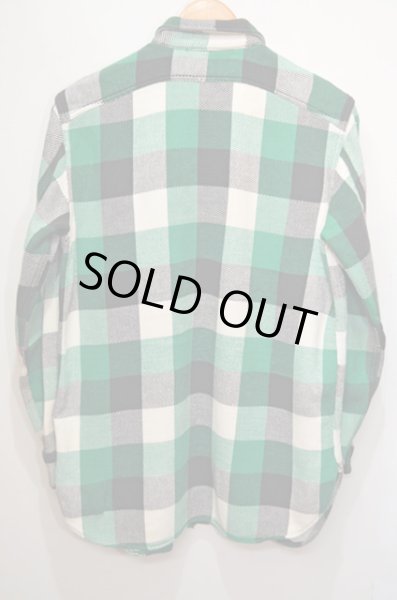 画像2: 60's unknown マチ付きヘビーネルシャツ “AS/IS” (2)