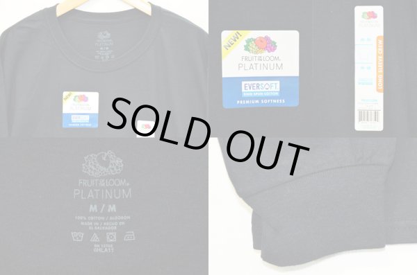 画像3: 日本未発売 Fruit of the loom L/S Tシャツ “BLACK” (3)