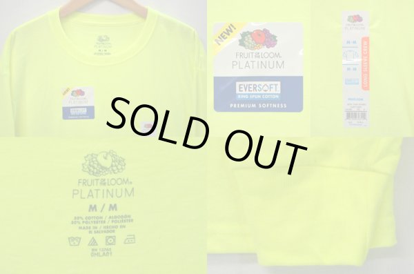 画像3: 日本未発売 Fruit of the loom L/S Tシャツ “NEON YELLOW” (3)