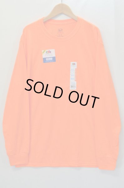 画像2: 日本未発売 Fruit of the loom L/S Tシャツ “ORANGE” (2)