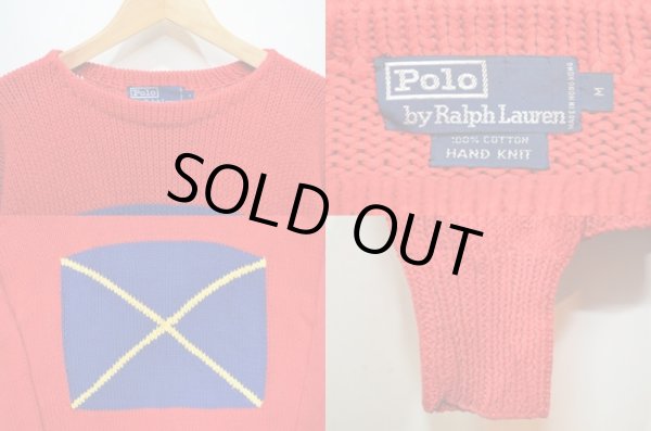 画像3: 90's Polo Ralph Lauren ハンドニットセーター (3)