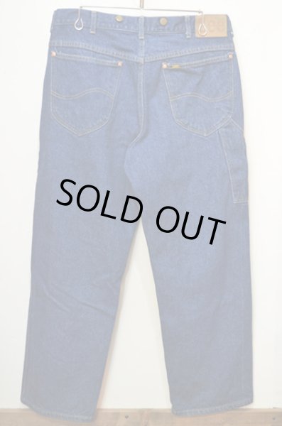 画像2: 80's Lee 200-3641 デニムロガーパンツ (2)