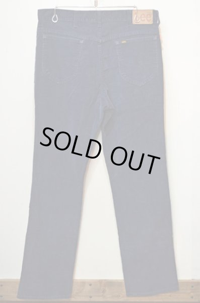 画像2: 80's Lee 200-2841 コーデュロイパンツ "ネイビー" (2)