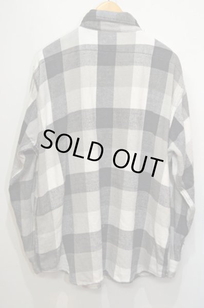 画像2: 70's FIVE BROTHER ヘビーネルシャツ “モノトーン” (2)