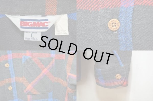 画像3: 80's BIG MAC ヘビーネルシャツ (3)