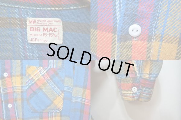 画像3: 70's BIG MAC ヘビーネルシャツ (3)