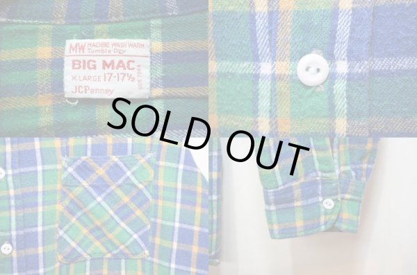 画像3: 70's BIG MAC フランネルシャツ (3)