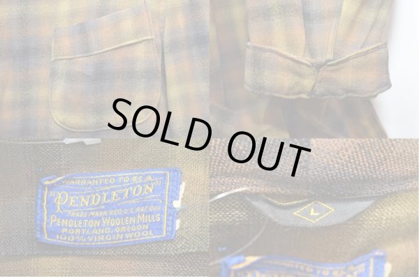 画像3: 40-50's PENDLETON ウールガウン "オンブレチェック" (3)