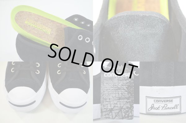 画像4: 日本未発売 Converse JACK PURCELL SUEDE "BLACK" (4)