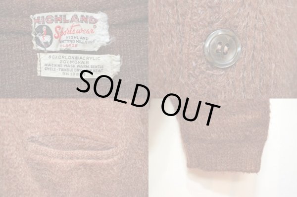 画像3: 60's HIGHLAND モヘアカーディガン (3)