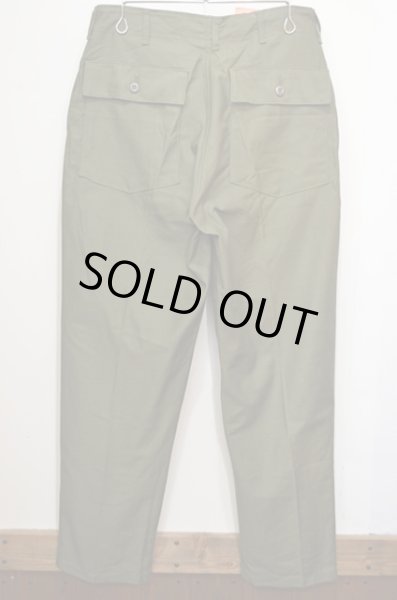 画像2: 70's US.ARMY コットンサテンベイカーパンツ“DEADSTOCK” (2)