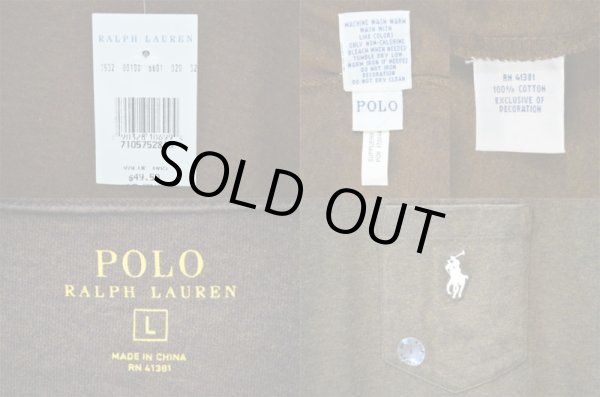 画像3: 新品未使用  Polo Ralph Lauren ポケット付き L/S Tシャツ (3)