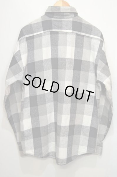 画像2: 80's FIVE BROTHER ヘビーネルシャツ “グレーベース” (2)