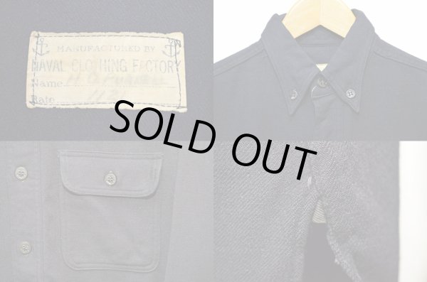 画像3: 40's US.NAVY CPOウールシャツ “片ポケ・BDtype” (3)