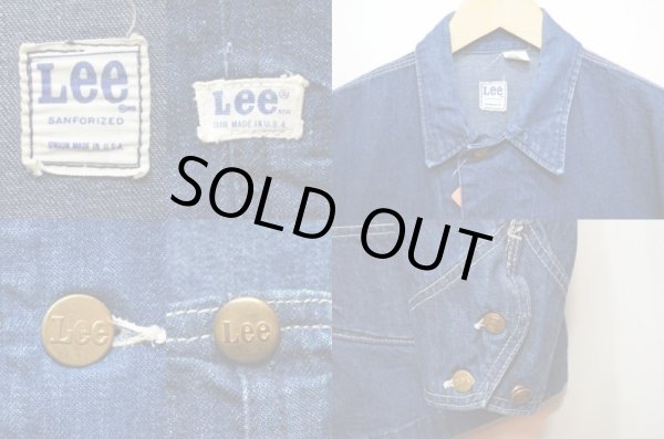 画像3: 70's Lee 91-J デニムカバーオール "濃紺" (3)