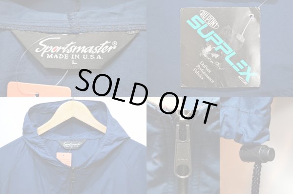 画像3: 90's SPORTS MASTER ナイロンアノラックパーカー "DEADSTOCK" (3)