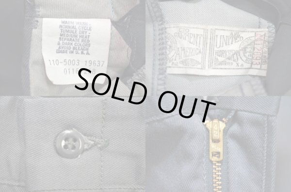 画像3: 70's Lee ワークパンツ "ノンウォッシュ" (3)